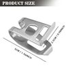 6Pcs Replacement Sturdy Stainless Steel Impact Driver Belt Hook Clips