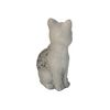 Kynast Garden Stone Figurine Cat 36 cm Sitting Decorative Garden Figure Polystone Stone Look