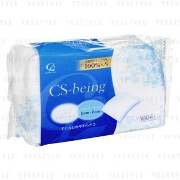 CS-Being 100% Cotton Puff (option: 100 pcs)