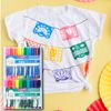 I Love To Create Tulip Fabric Markers Fine and Brush Tip 25/Pkg-Assorted