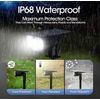 SmartYard Solar Spot Lights 53 LEDs, 2 Modes Pathway/Wall Auto On/Off 4 Pack