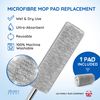 Microfibre Mop Pad Replacement - Reusable Machine Washable Super Absorbent Microfiber Mop Pad
