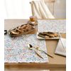 2pc, Kitchen 17.7" Waterproof Table Dining Cotton Placemat Spill Proof Home Deco