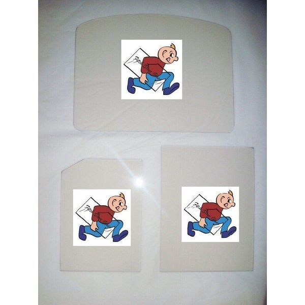 Tiger/Tiger Plus Stove Glass (370mm x 225mm) Plain