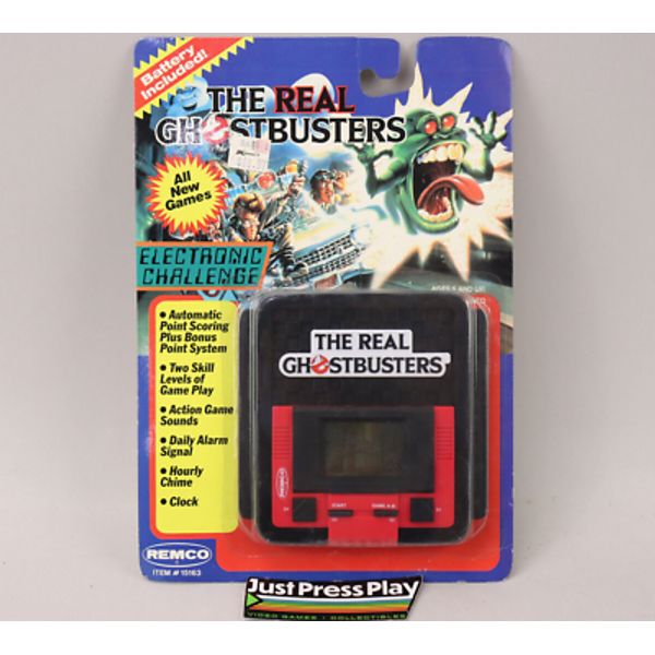 Ex. Rare 1988 Remco Real Ghostbusters Handheld Electronic LCD Game #15163 MOC