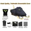 Trailerable Sled Snowmobile Cover Arctic Cat Mountain Cat 800 LE 2001 2002