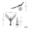 Umbra Tipsy Bottle Opener Sculpture Bar Accessory Chrome