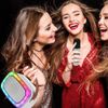 Supersonic Mini Bluetooth Karaoke Portable Speaker w/ Microphone (White)