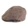 Jaxon & James Herringbone Newsboy Cap - Brown M