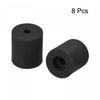 uxcell Silicone Leveling Column Silicone Buffer Heat Resistant for 3D Printers Hot Bed 18 mm Black 8pcs