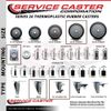 Service Caster Brand Replacement Caster for Uline Caster H-7447SWB