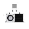 Khadas Edge2 (Edge2's Active Cooling Kit), Includes Edge Heatsink and 3705 Cooling Fan