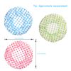 Waterproof Shower Caps 3 Packs - Reusable Plastic Shower Cap Bath Hair Hat with Elastic Band, Large Long Hair Protection Hats for Kids Women Men Spa Salon Hair Mask