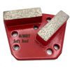 6 Pack Trapezoidal Grinding Disc Pads For Concrete Grinders Soft Bond 60 Grit