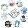 12 SPOOLS of 600 Yards Polyester Sewing Thread for Sewing Machine All Purpose Premium Quality Thread (White)
