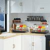 2-Tier Kitchen Cabinet Bathroom Storage Organizer Multi-Purpose Pull Out Holder