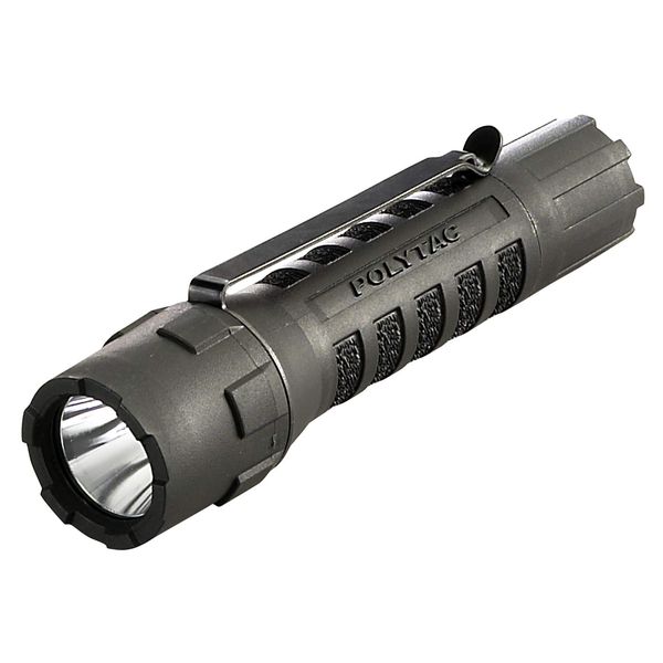 Streamlight 88850 PolyTac 600 Lumens LED Flashlight with CR123A Lithium Batteries, Blister Packaging, Black