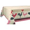 Le linge de Jules Tablecloth, Polyester, Red, Rechteckig 150 x 300 cm