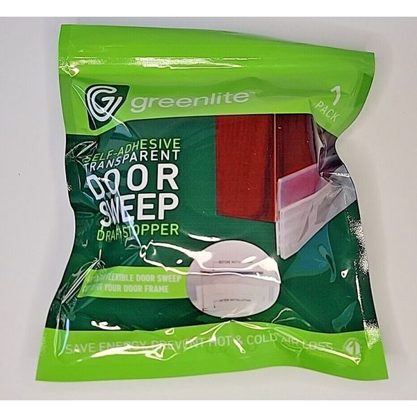 Greenlite Door Sweep Transparent Self Adhesive Draft Stopper