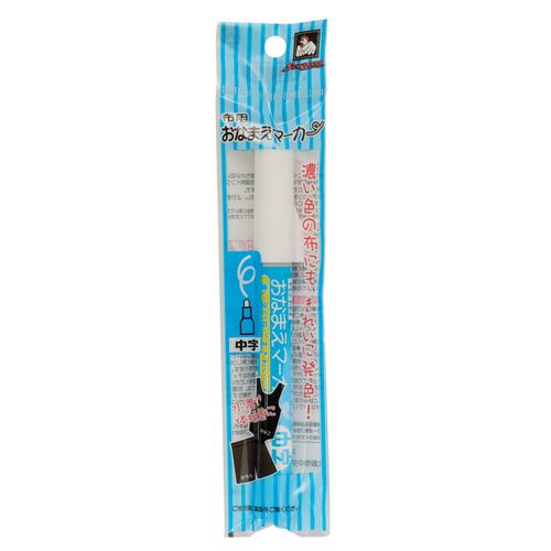 KIYOHARA SUN61-03 Sankoko Noodle Marker for Cloths, Medium Point, White