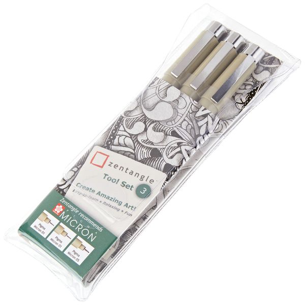 Sakura Zentangle Tool Set | 3 Pieces (Z03PGB)