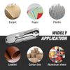 WORKPRO 2PC Folding Utility Knife Box Cutter Quick Open Axis Lock 10 Extra Blade