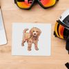 2 x 'Cavapoo dog ' Microfibre Lens/Glasses Cleaning Cloths (LC00020768)