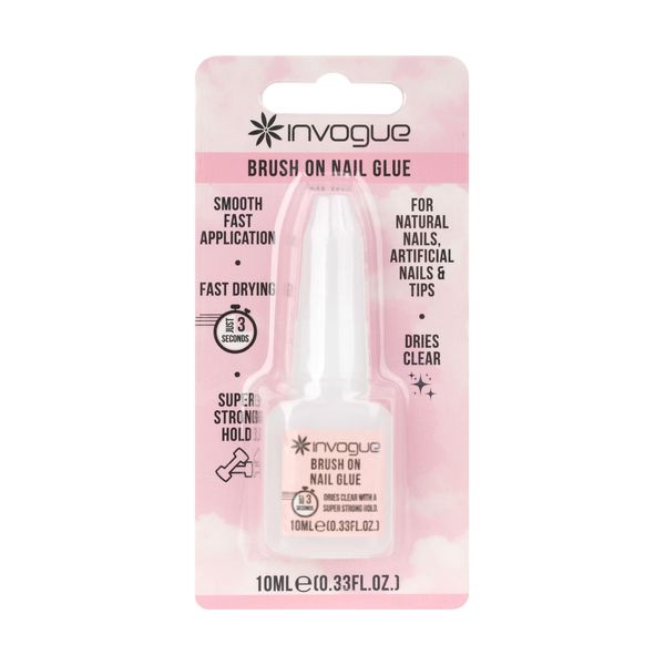 Invogue Brush on Nail Glue 10 ml