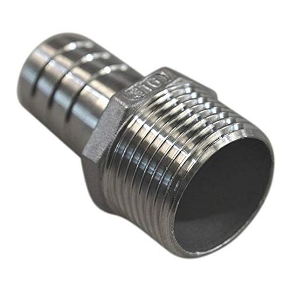 Stainless Steel Pipe Fitting - External Thread (BSP) - 3/8"