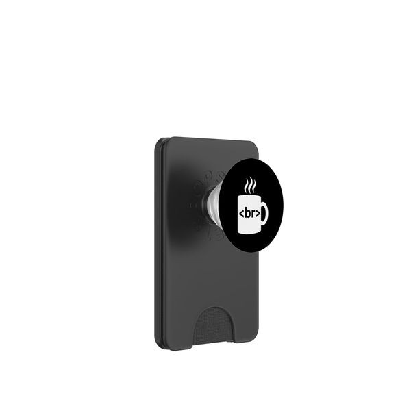 Coffee Lover Coder Programmer Programming Caffeine PopSockets PopWallet for MagSafe