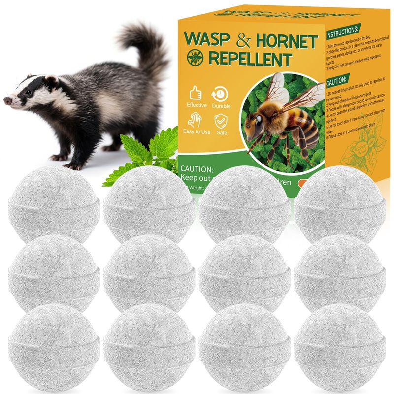 Skunk Repellent Outdoor - 12 Pack Raccoon Repellent Outdoor for Indoor ...