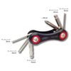 Eight CN-M Multi-Tool Hexagonal Key Spanner, 0.08 - 0.2 inches (2 - 6 mm), + No.2
