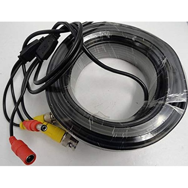 Surveillance Camera Extension Cable, Approx. 98.8 ft (30 m), Image + Power Supply, 1