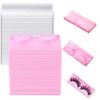 50Pcs False Eyelash Storage Box Empty Storage Box Case Unit Container Empty False Eyelashes Case Plastic Eyelash Box Container Holder for False Eyelash Care Storage Cosmetic Tools(83 x 31 x 10 mm)