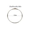 BigDean 5x Warenring Schlüsselring 150mm Ring mit Schnellverschluss
