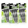 Gillette Mach3 Sensitive Men's Disposable Razors, 9 Count