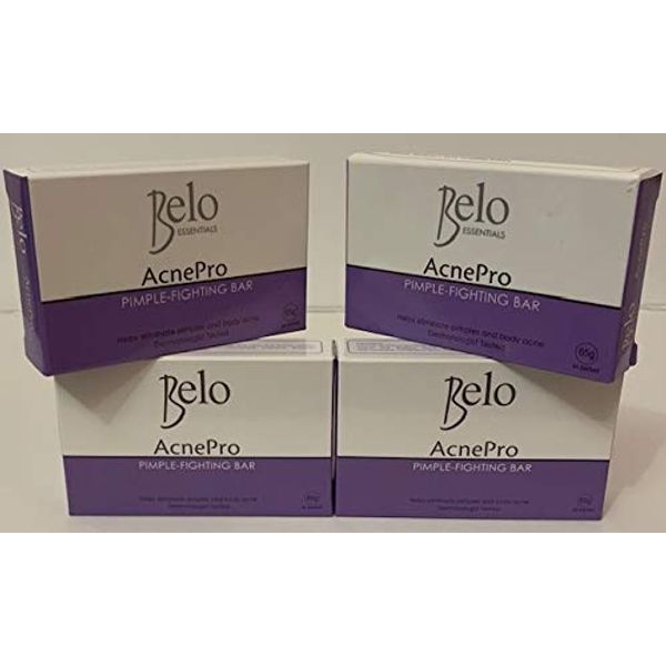 Belo Acne Pro Pimple Fighting Bar, 65g (4 Pack)