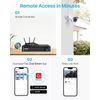 ZOSI Security System H.265+ 5MP Lite 8CH DVR+6 1080P Bullet Camera Remote Access