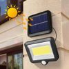 Solar Motion Lights Outdoor Garden Solar Panel Security Wall Light Auto On/Off