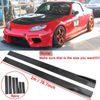78.7" Side Skirt Rocker Panel Lip Splitter Diffuser For 90-97 Mazda Miata NA MX5