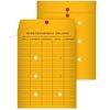 Quality Park 1-Side Print Inter-Department Envelopes, String-Tie, Brown Kraft, 9 x 12, 100 per Carton, (63462)