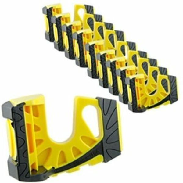 10-Pack Wedge-It The Ultimate Door Stop - Bright Yellow