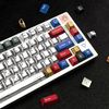 136 Keys Comic Key Cap PBT Sublimation Process Cherry Profile Key Cap for Cherry MX Gateron Switch Mechanical Keyboard (Color)