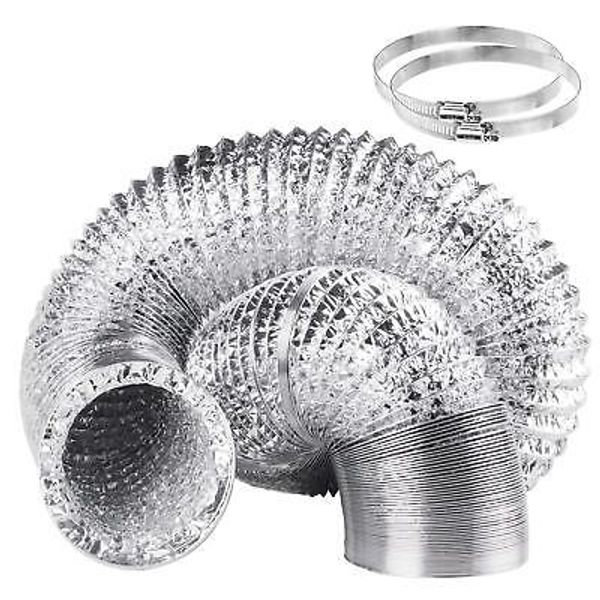 Duct Hose 5 Inch Dryer Vent Hose by 16 Feet Air Duct Flexible