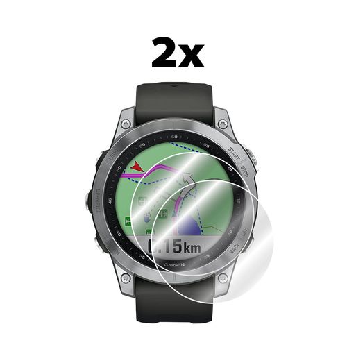 IPG for GARMIN TACTIX 7 - TACTIX 7 PRO Smartwatch Screen Protector (2 Units) Invisible Ultra HD Clear Film Anti Scratch Guard-Smooth/Self-Healing/Bubble -Free for TACTIX 7-PRO