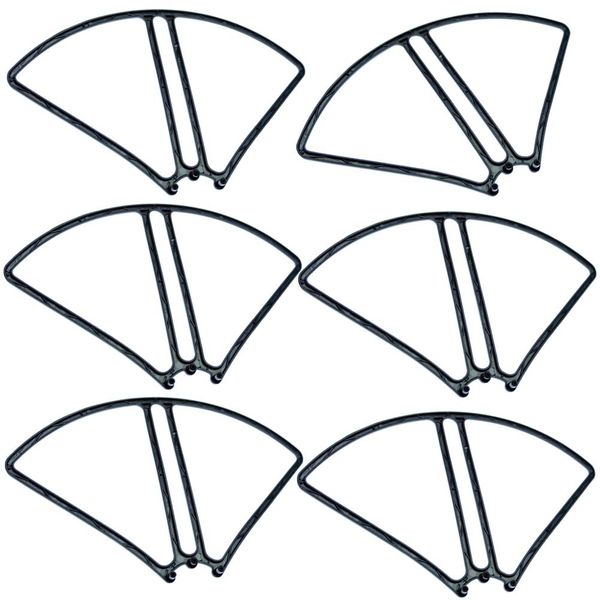 Xiaopyo Quadcopter Spare Parts Blades Guards Propellers Protection Frame Compatible with HS110D HS200D FPV RC Drone T18 FPV RC Drone Accessories