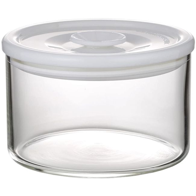 iwaki T721MP-W Heat Resistant Glass Airtight Container, White, 7.8 fl oz (200 ml), Sealed Pack & Range