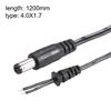 sourcing map 1,2M/4FT 4,0mm x 1.7mm 2A Stecker DC Strom Adapter Verbinder Kabel Pigtail