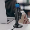 Hubiuyo Microphone, Condenser Microphone, USB Microphone, PC Microphone, Tabletop Microphone, Unidirectional Echo Function, Meetings, Games, Commentary Microphone, For Tablets, PC Recording