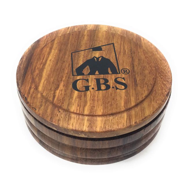 G.B.S Wood Shaving Mug/Bowl with Lid 3.5in Diameter